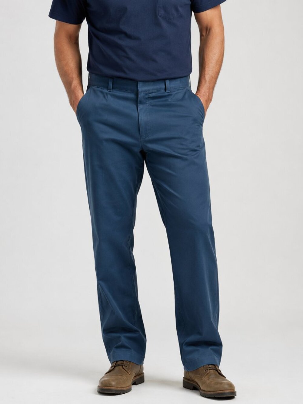 L.L. Bean  Slacks Pants Trousers Blue Pants 40"x31" Chinos EUC Waist Size 40